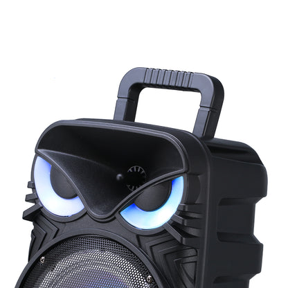 Zore PK-17 FM Radyolu Mikrofonlu RGB TWS 8 inç Stereo Bass Kablosuz Karaoke Hoparlör