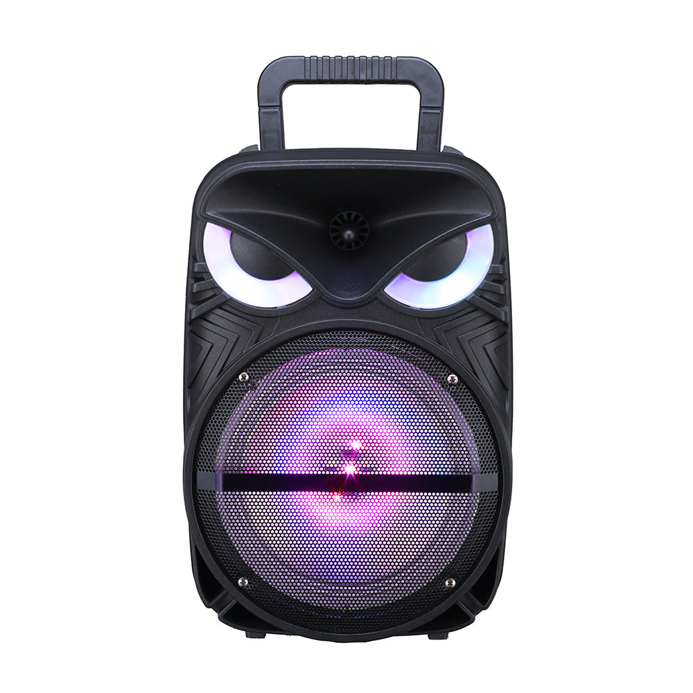 Zore PK-17 FM Radyolu Mikrofonlu RGB TWS 8 inç Stereo Bass Kablosuz Karaoke Hoparlör