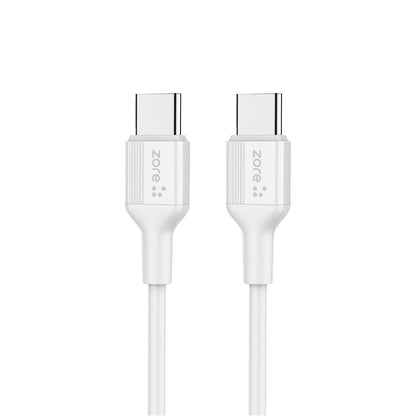 Zore Play Serisi PL07 Type-C to Type-C 2in1 PD Seyahat Şarj Aleti 20W