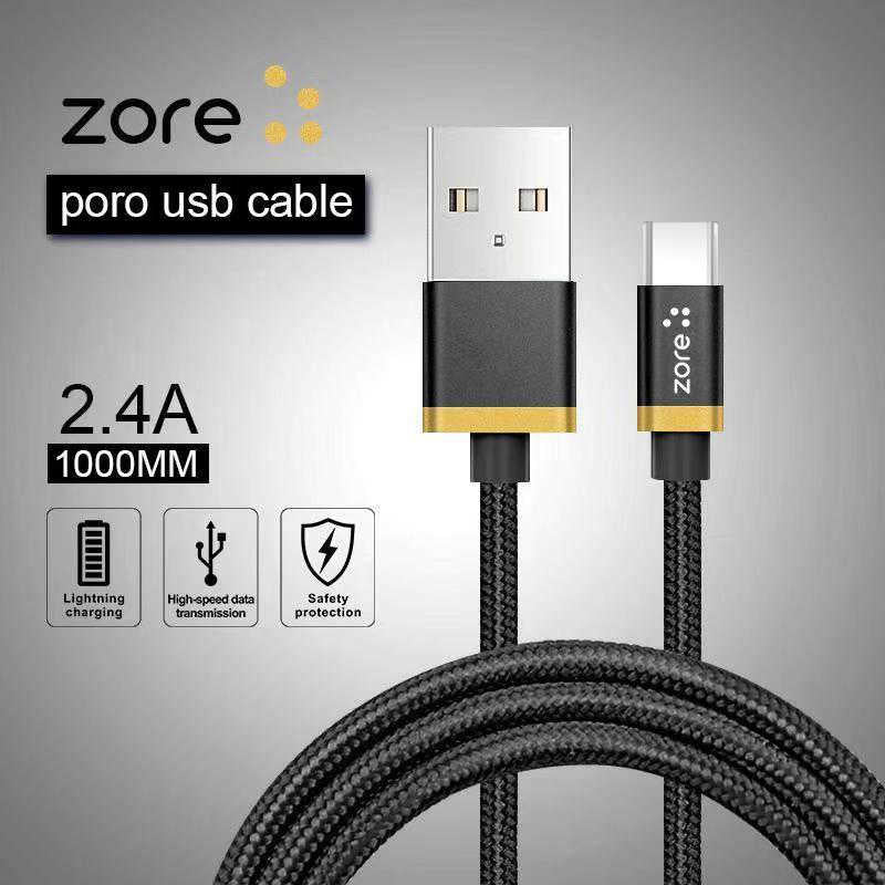 Zore Poro Type-C Usb Kablo 1M