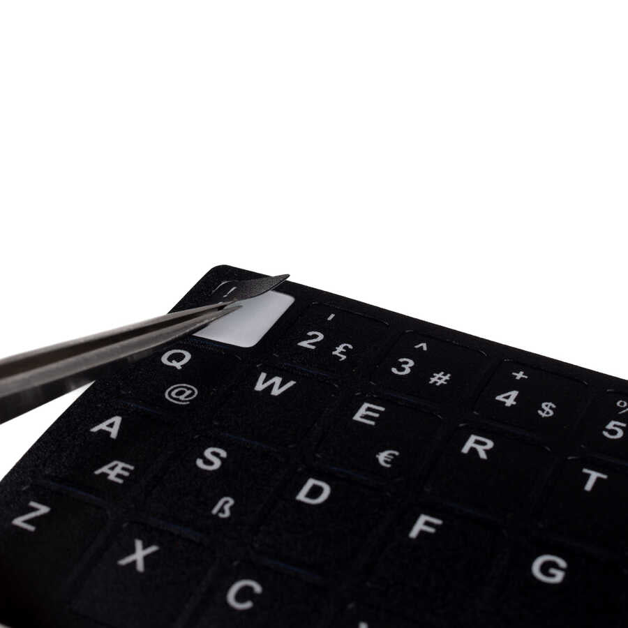 Zore Türkçe Karakter Klavye Tuş Koruyucu Sticker