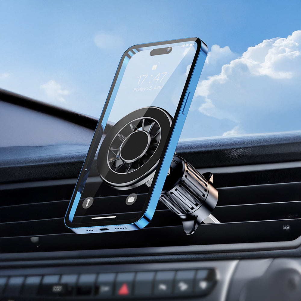 Zore YC-19 Magnetik 360 Derece Oynar Başlıklı Telefon Tutucu Havalandırma Tasarım