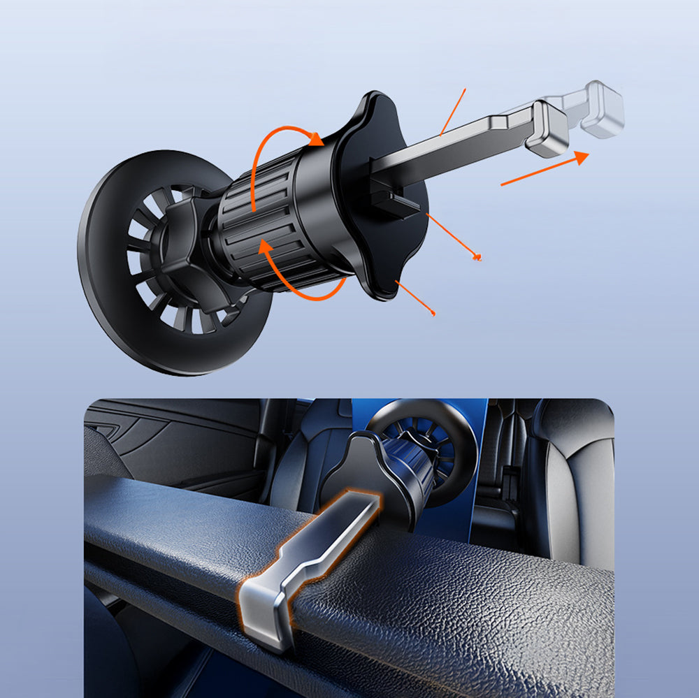 Zore YC-19 Magnetik 360 Derece Oynar Başlıklı Telefon Tutucu Havalandırma Tasarım