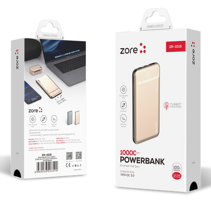 Zore ZR-1015 10000 Mah Powerbank
