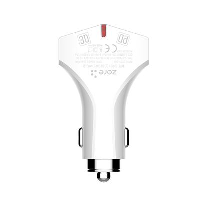 Zore ZR-C60P Lightning 2 in 1 Araç Şarj Seti