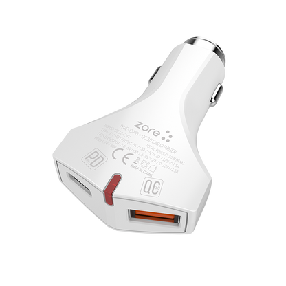 Zore ZR-C60P Lightning 2 in 1 Araç Şarj Seti