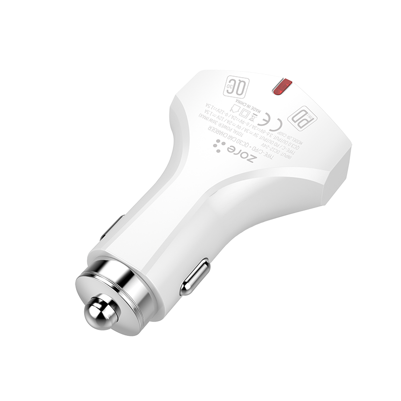 Zore ZR-C60P Type-C 2 in 1 Araç Şarj Seti